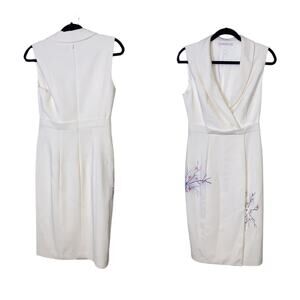 Black Halo White Dress painted